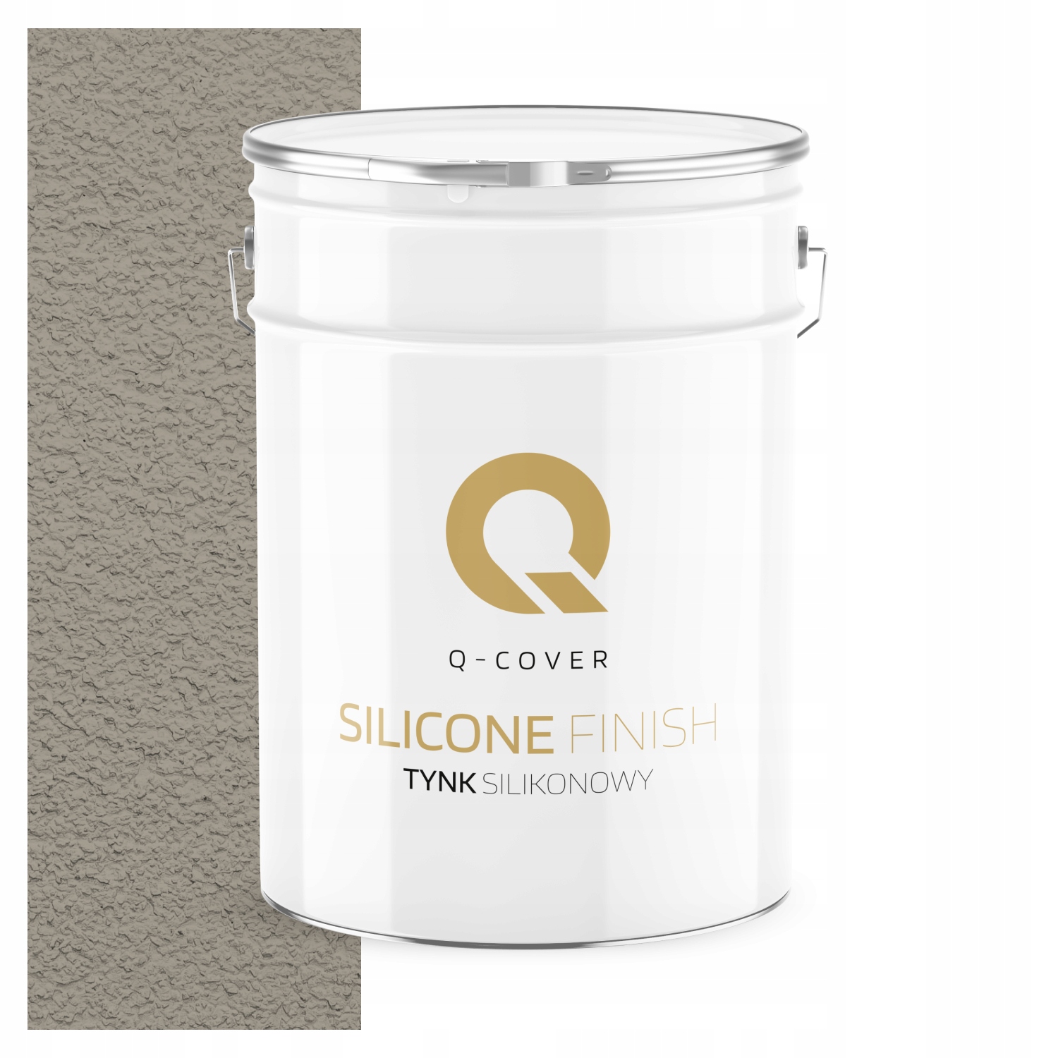 Silikonová Fasádní Omítka Šedá Teplá 15 Kg Beránek Granulace 1.5 mm F293
