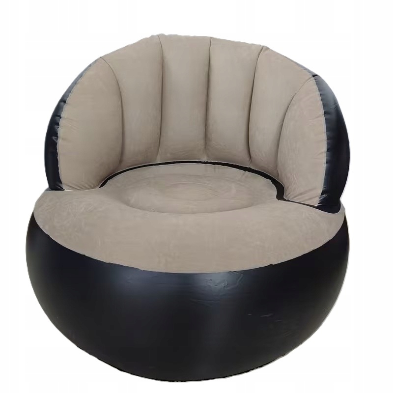 Nafukovací Křeslo Do Obývacího Pokoje A Zahrady, Šedá Barva, Měkké, Nafukovací Křeslo