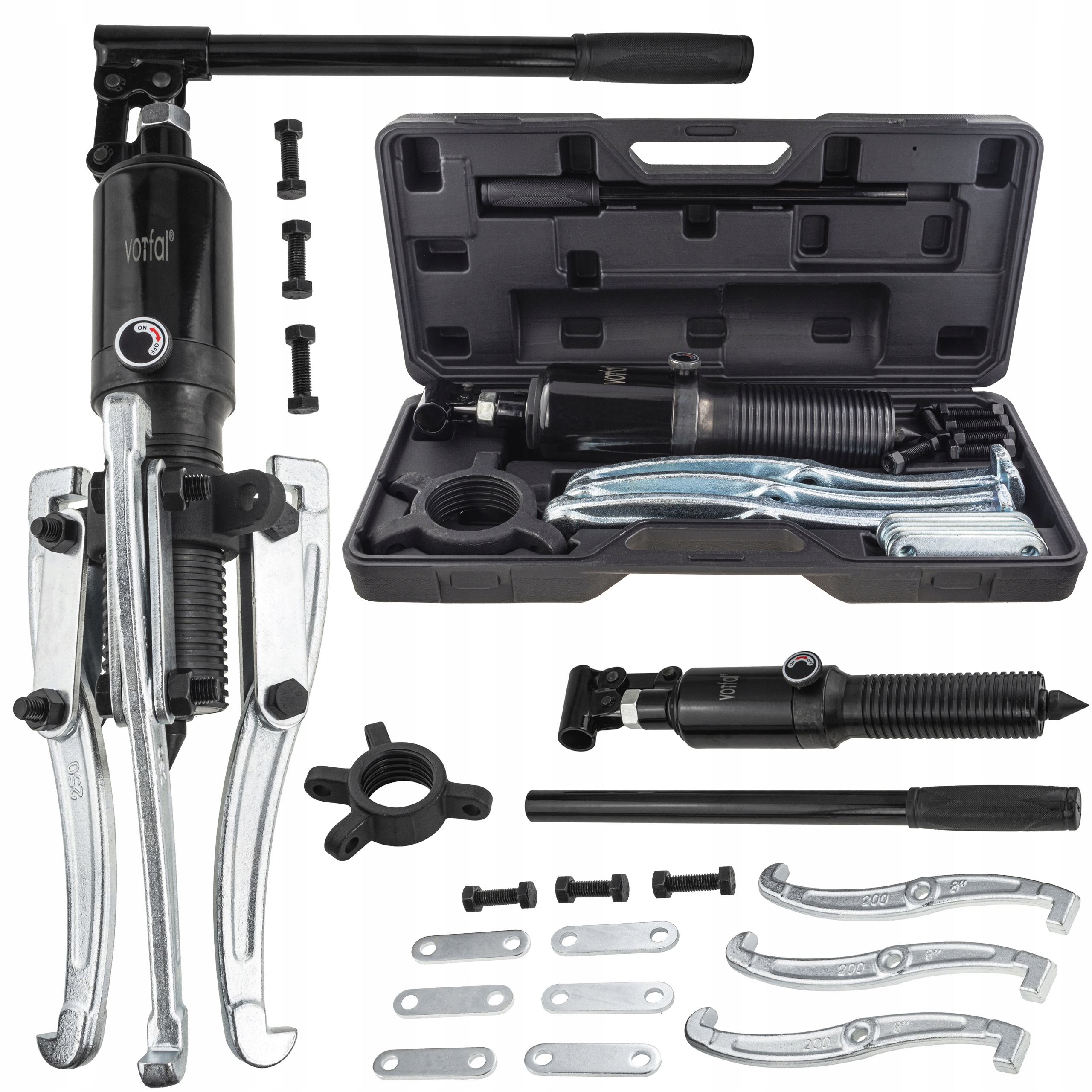 Hydraulický stahovák Vorfal 50 t se 2/3 rameny