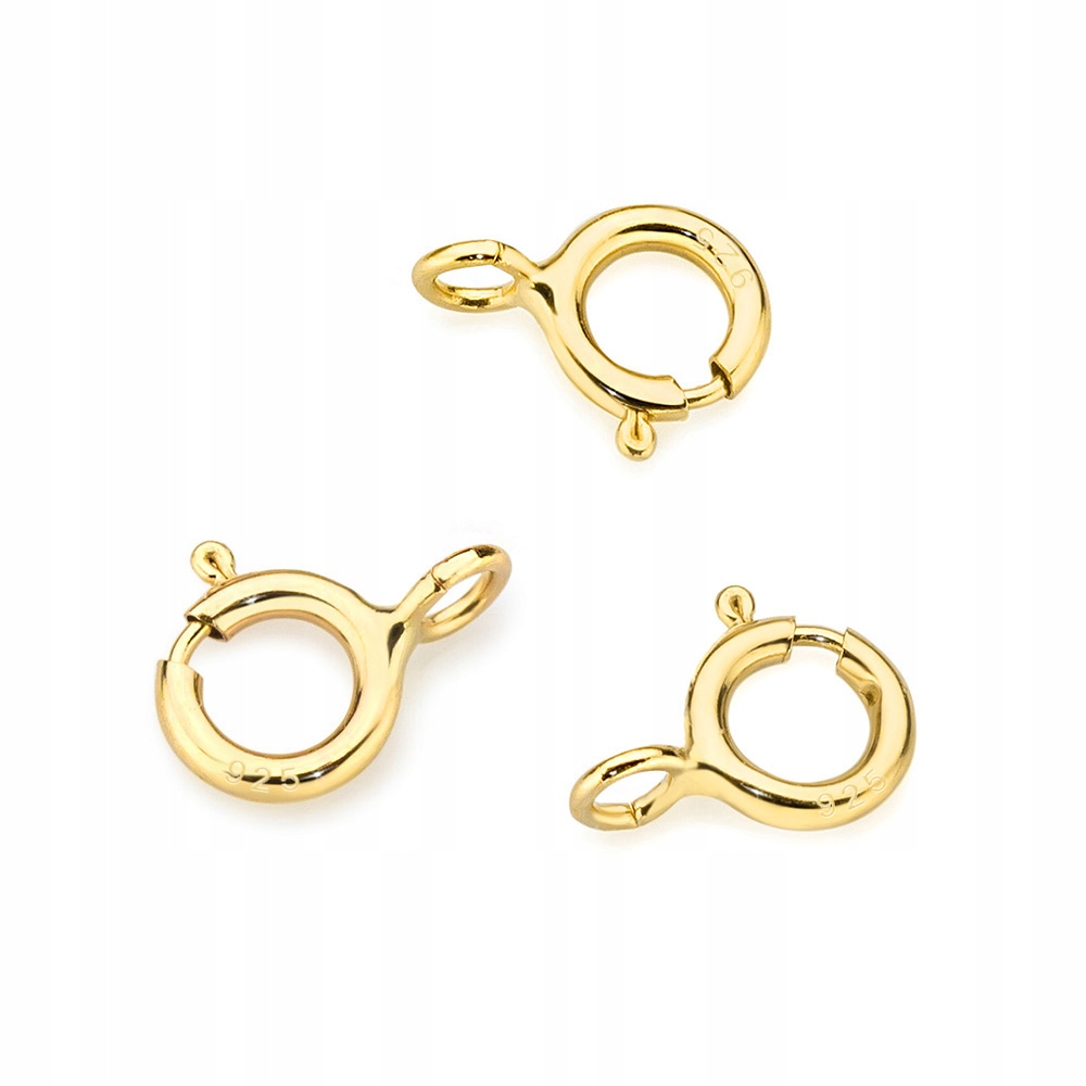 POZŁACANE ZAPIĘCIE DO ŁAŃCUSZKÓW I BRANSOLETEK pr. 925