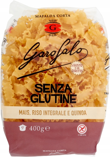 Levně 4X Garofalo Pasta Senza Glutine Mafalde Corte 500 Gr italský těstoviny
