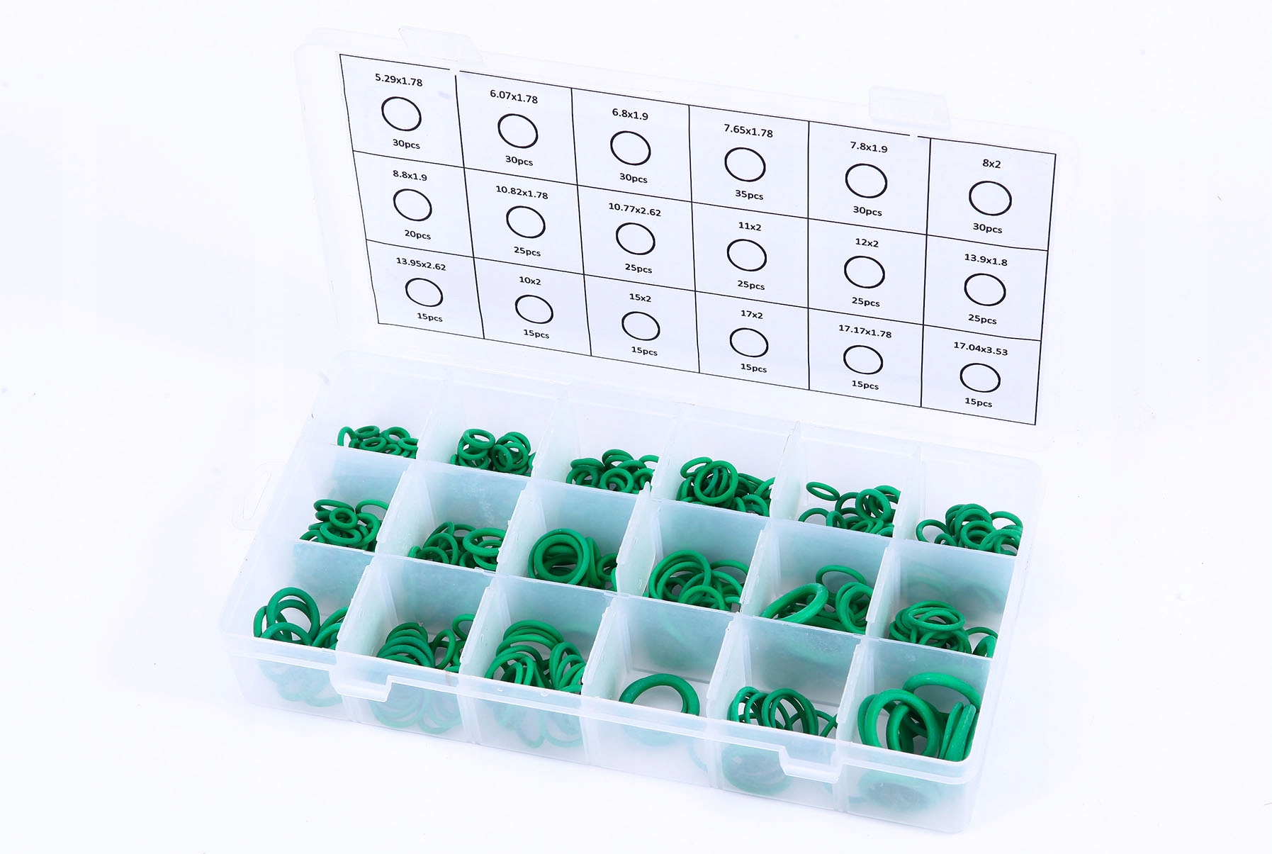 

Zestaw oringów 420szt. o-ringi uszczelki gumowe