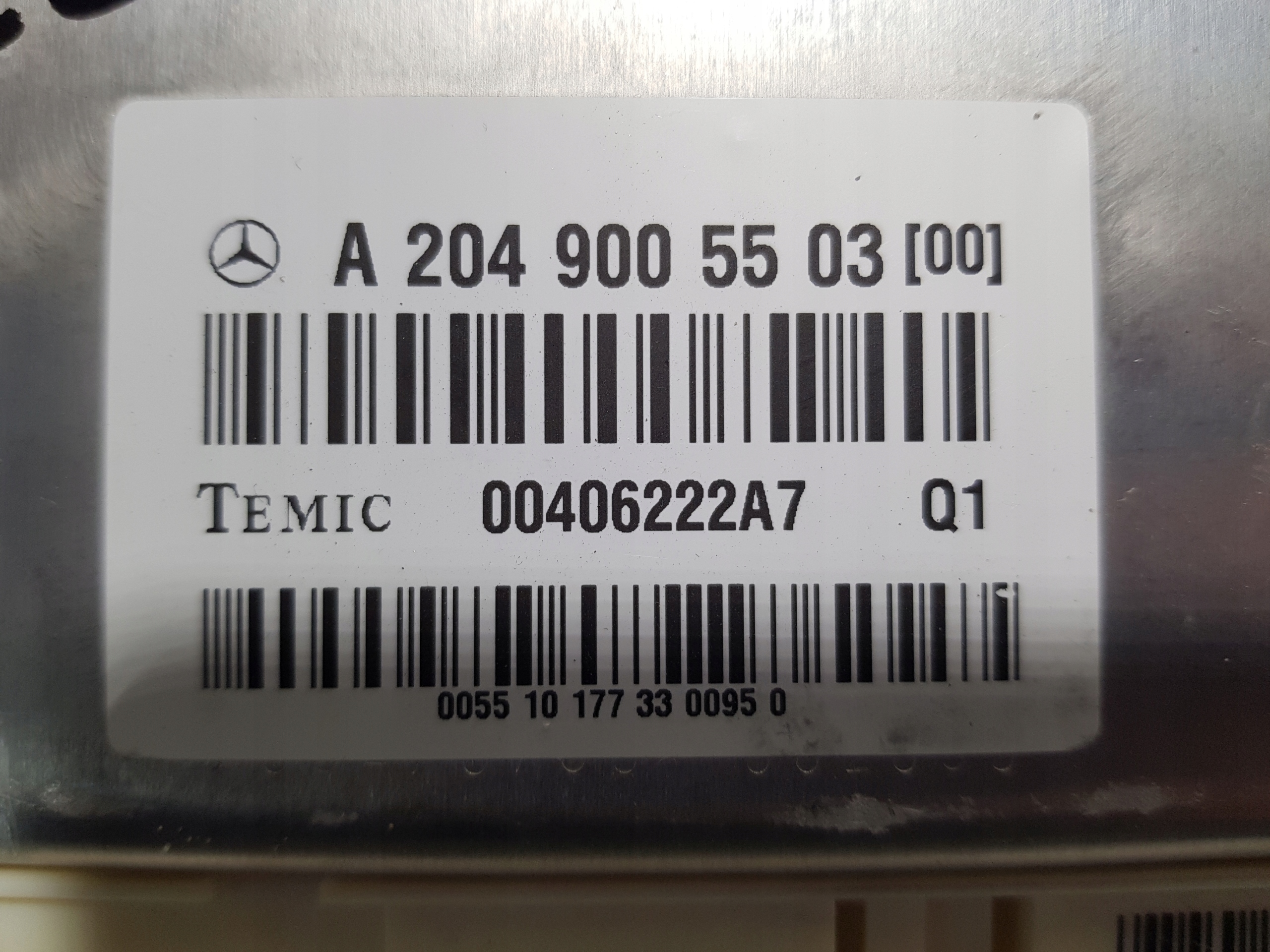module springing MERCEDES W207 W204 2049005503
