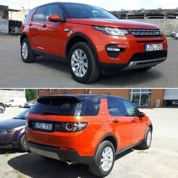 HEXIS Folia PAPAYA ORANGE GLOSS PELNA ROLKA 25mb Color orange