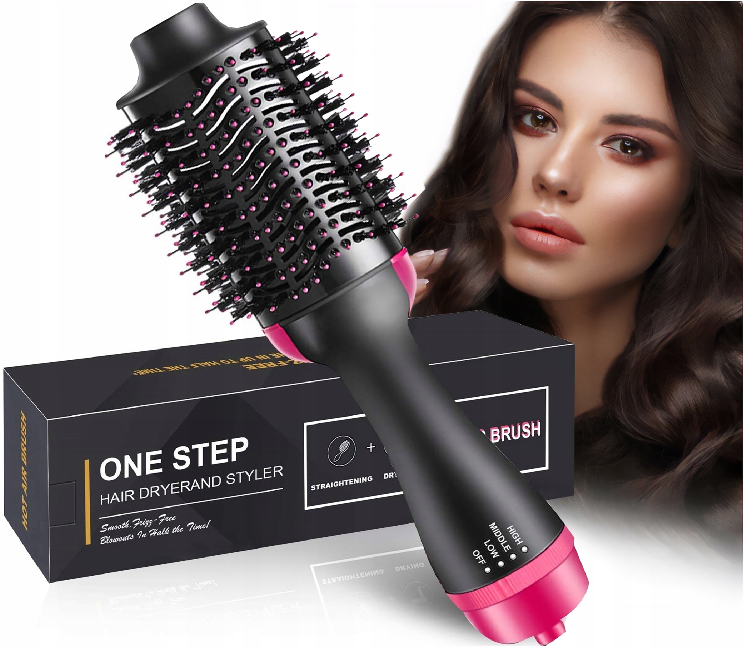 

Szczotka Suszarka Do Włosów Prostownica 4W1 1200W