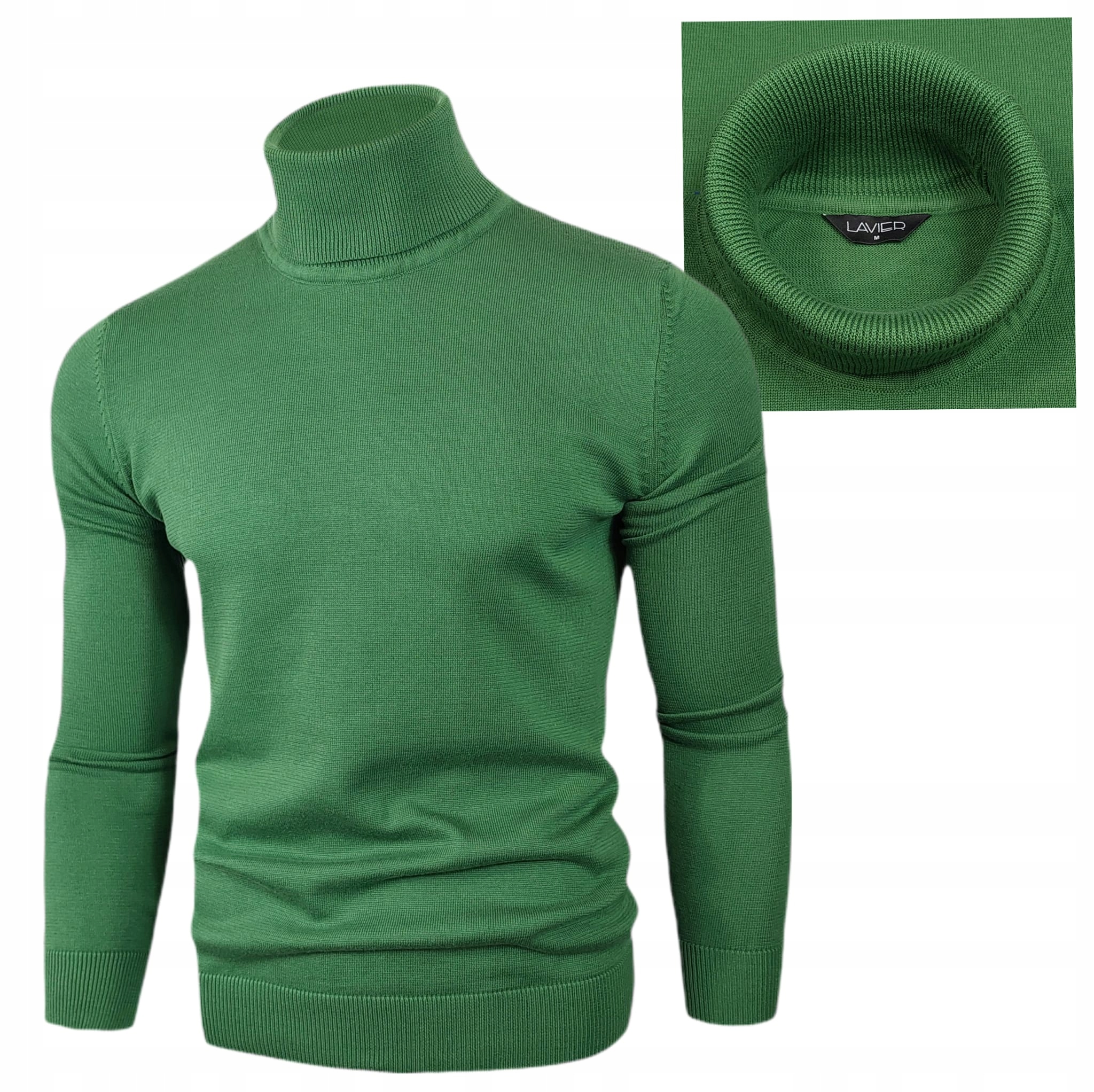 Pánský Rolák Lavier 100% Bavlna klasický pohodlný, zelený, vel. XXL