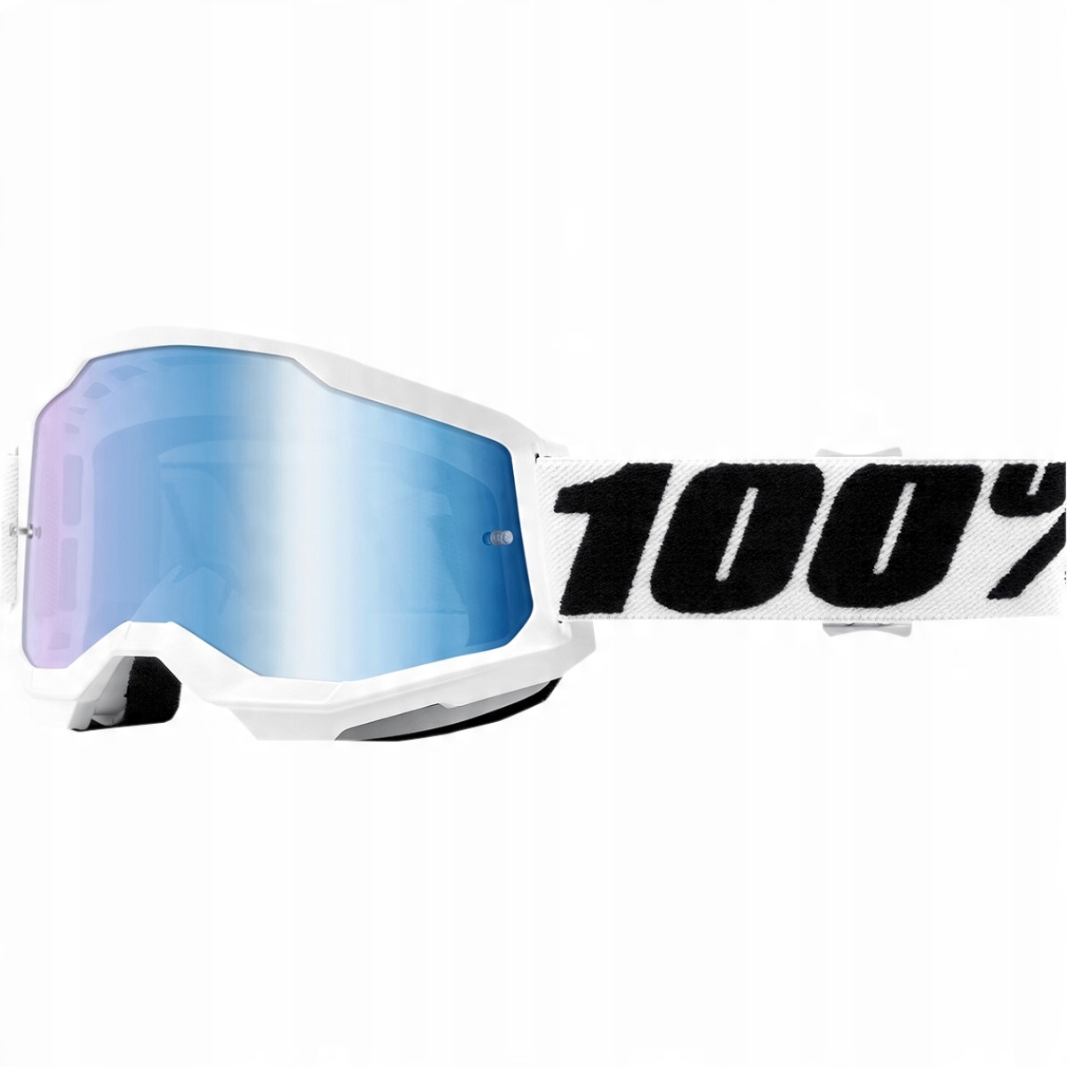 

100% Gogle Model Strata 2 Lustrzane Niebieskie