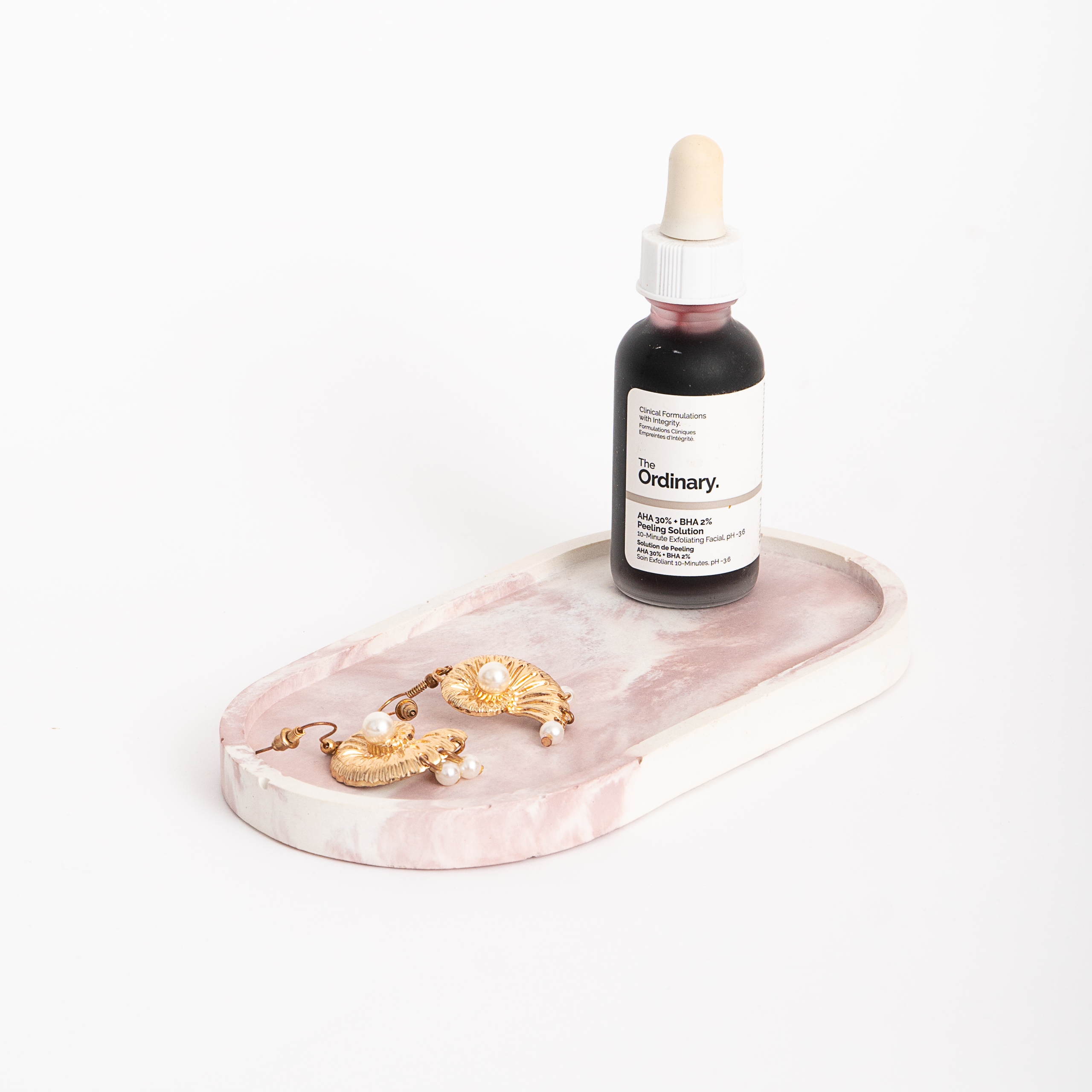 Taca dekoracyjna beton 17,5cm Kod producenta marble oval