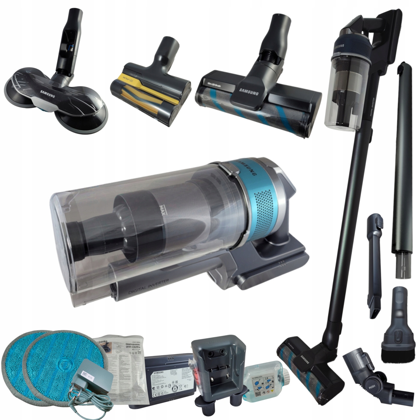 Vertikálny vysávač Samsung Jet 85 VS20C852FTB/WA