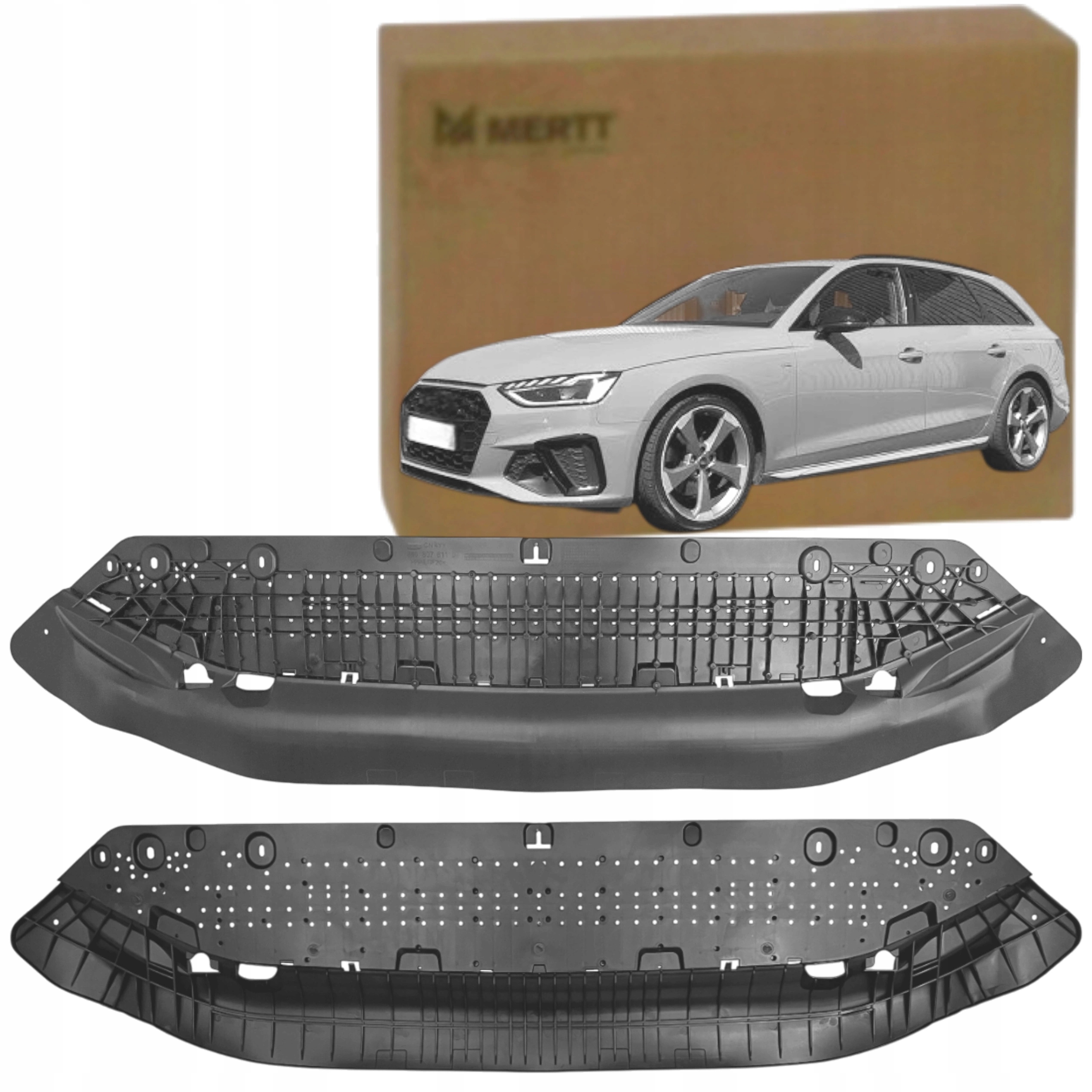 Audi A4 B9 2019- S4 S-line kryt nárazníku deska spoiler podlaha 8W0807611F