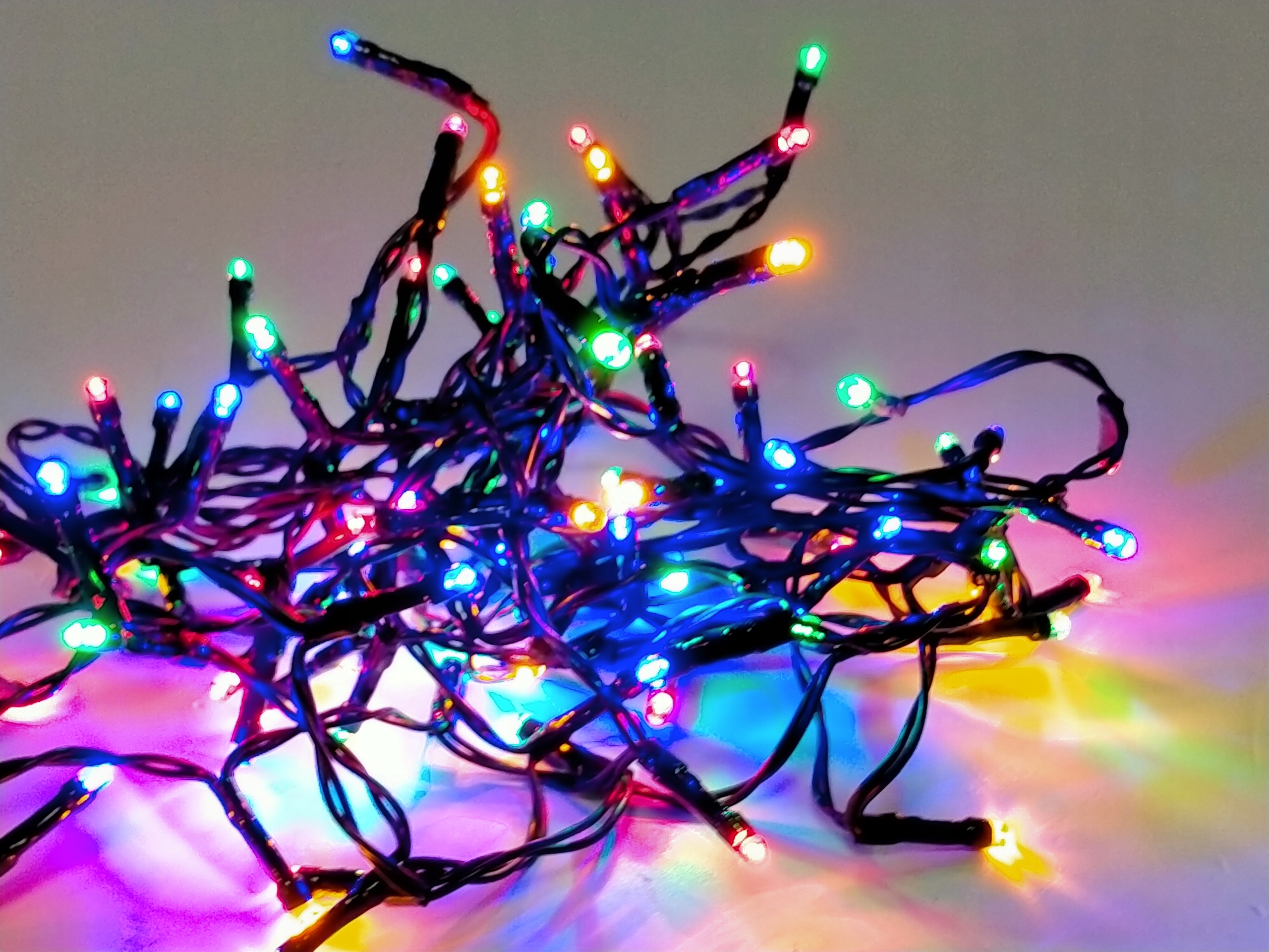 LAMPKI CHOINKOWE 100 LED MULTI KOLOROWE ZEWNĘTRZNE ŚWIATEŁKA ŚWIĄTECZNE Kod producenta 652/21/LED