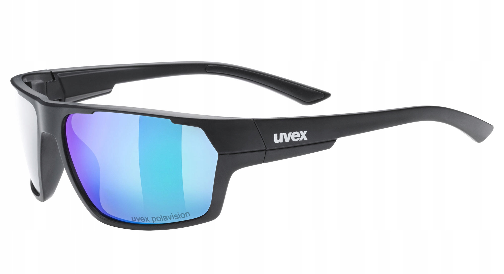 Sportovní cyklistické brýle polavision Uvex Sportstyle 233P, černé matné, S3