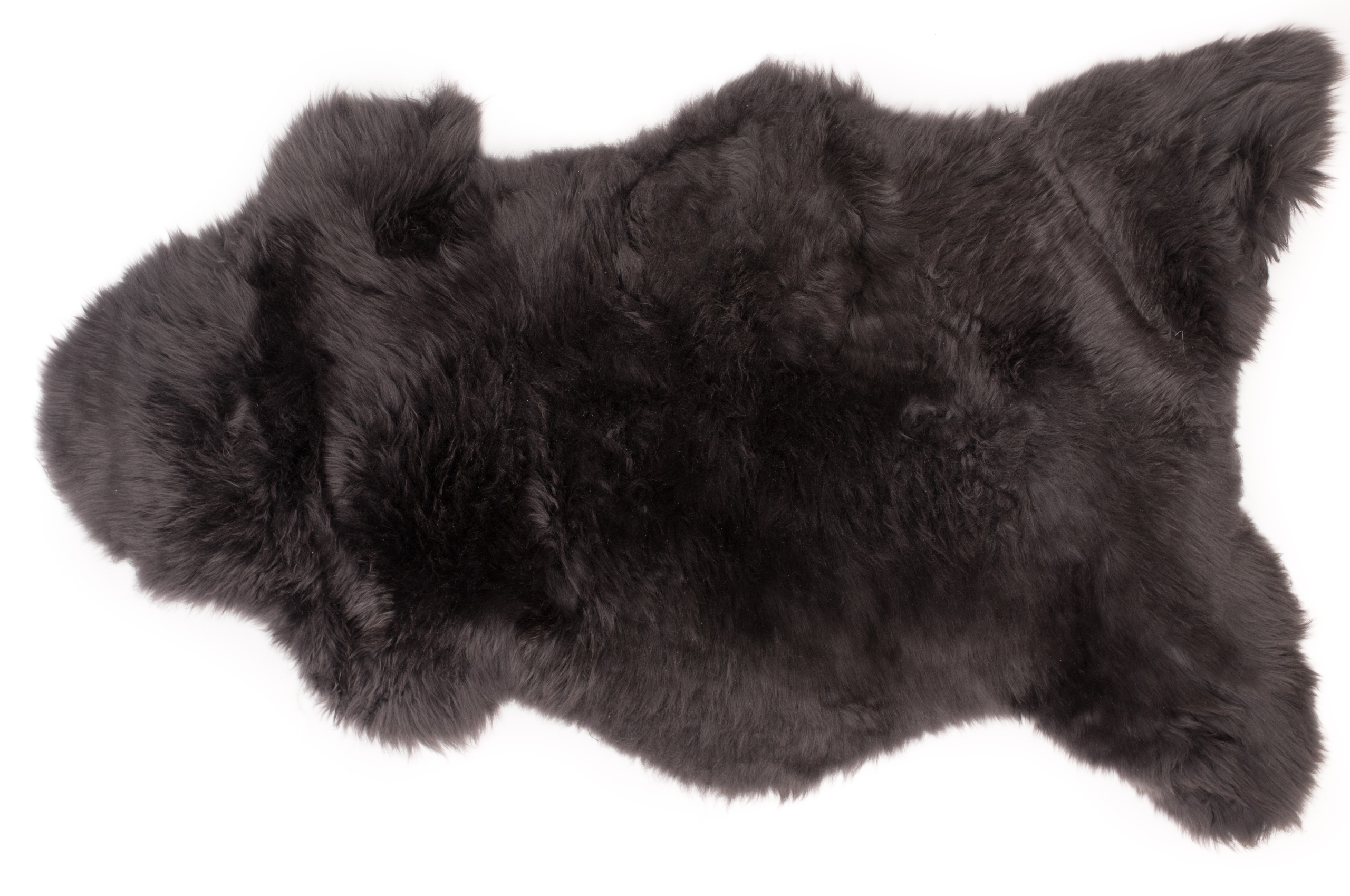 Ovčí kůže Přírodní Grafitová Kobereček Antracit