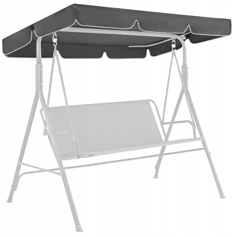 Daszek osłona do hustawki ogrodowej 200x120cm graf Kod producenta DASZ_200x120_GRAFIT