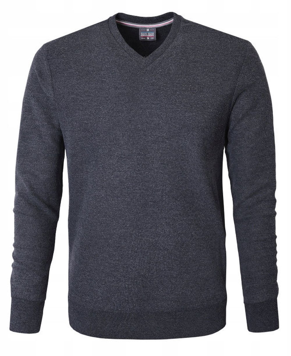 Pohodlná bavlněná Mikina Pako Jeans Grafitová 3XL