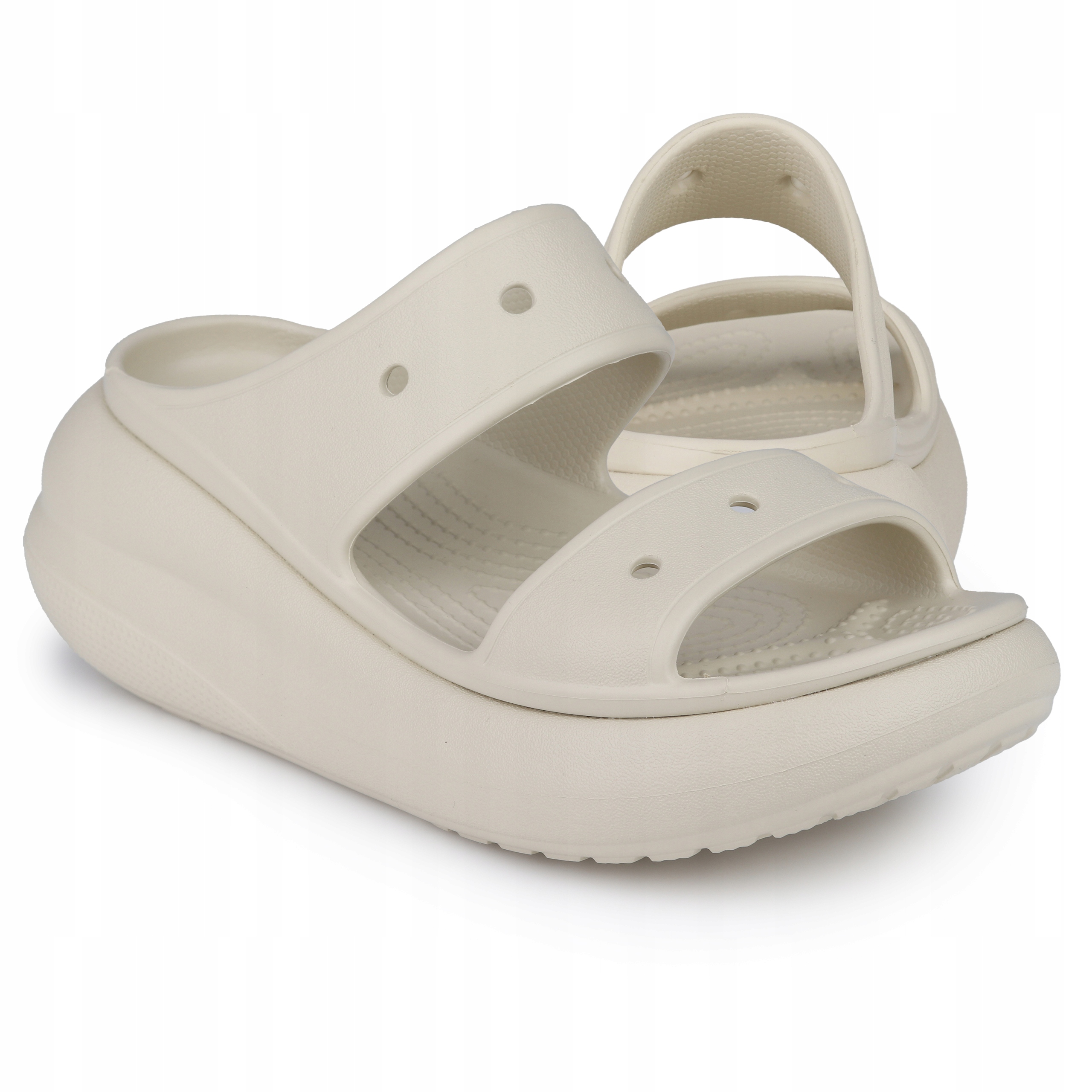 Dámské sandály Crocs Crush Platforma Bone 2076702Y2