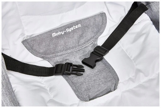 LEŻACZEK + BUJACZEK + KOŁYSKA 3W1 -MobySystem MILA ELEGANCKI LEŻACZEK Marka Moby-System