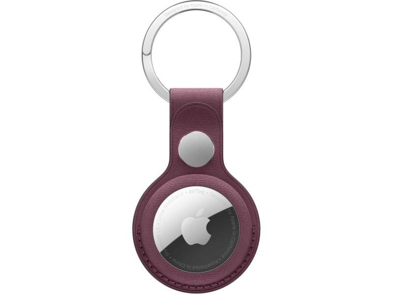 Etui APPLE FineWoven do AirTag Rubinowa morwa