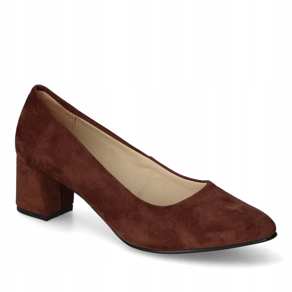 Kamex-but 542 Čokoláda semišové lodičky 37