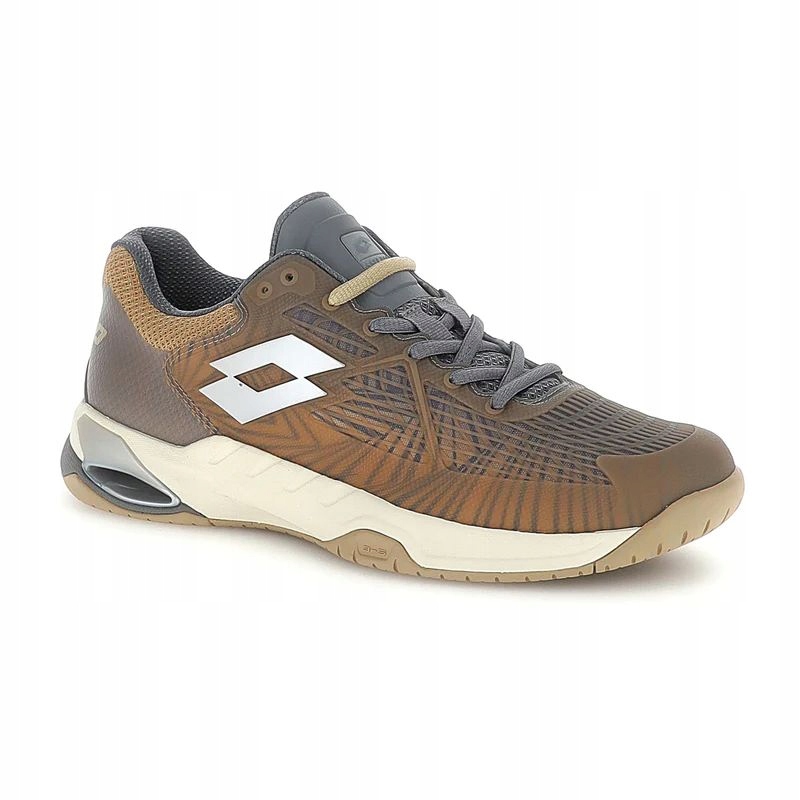 Pánské Tenisové Boty Lotto Mirage 100 II Spd Men Gray/beige 45,5