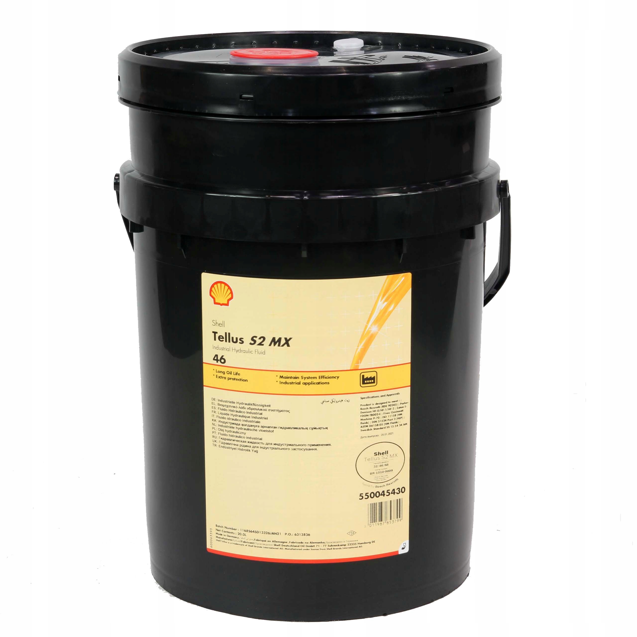 

Olej Shell Tellus S2 MX 46 20L