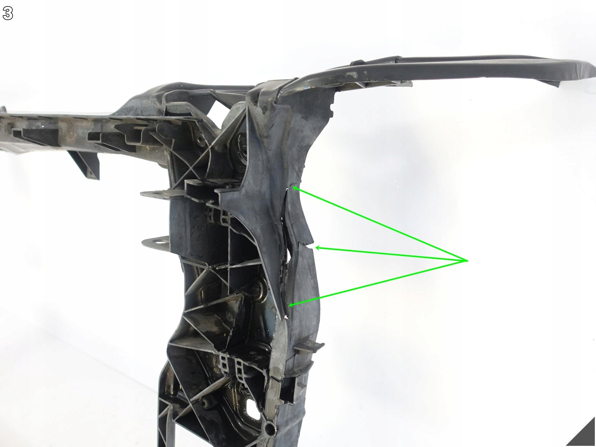 AUDI Q5 II 80A FY LIFT 17-25 pillar console frame support panel for radiators