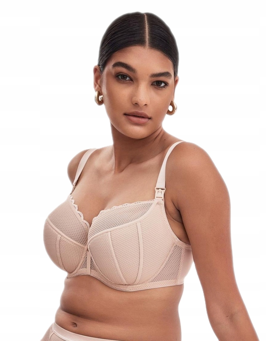 BIUSTONOSZ PÓŁUSZTYWNIANY ALLES MAMA CHITA PU BEŻ