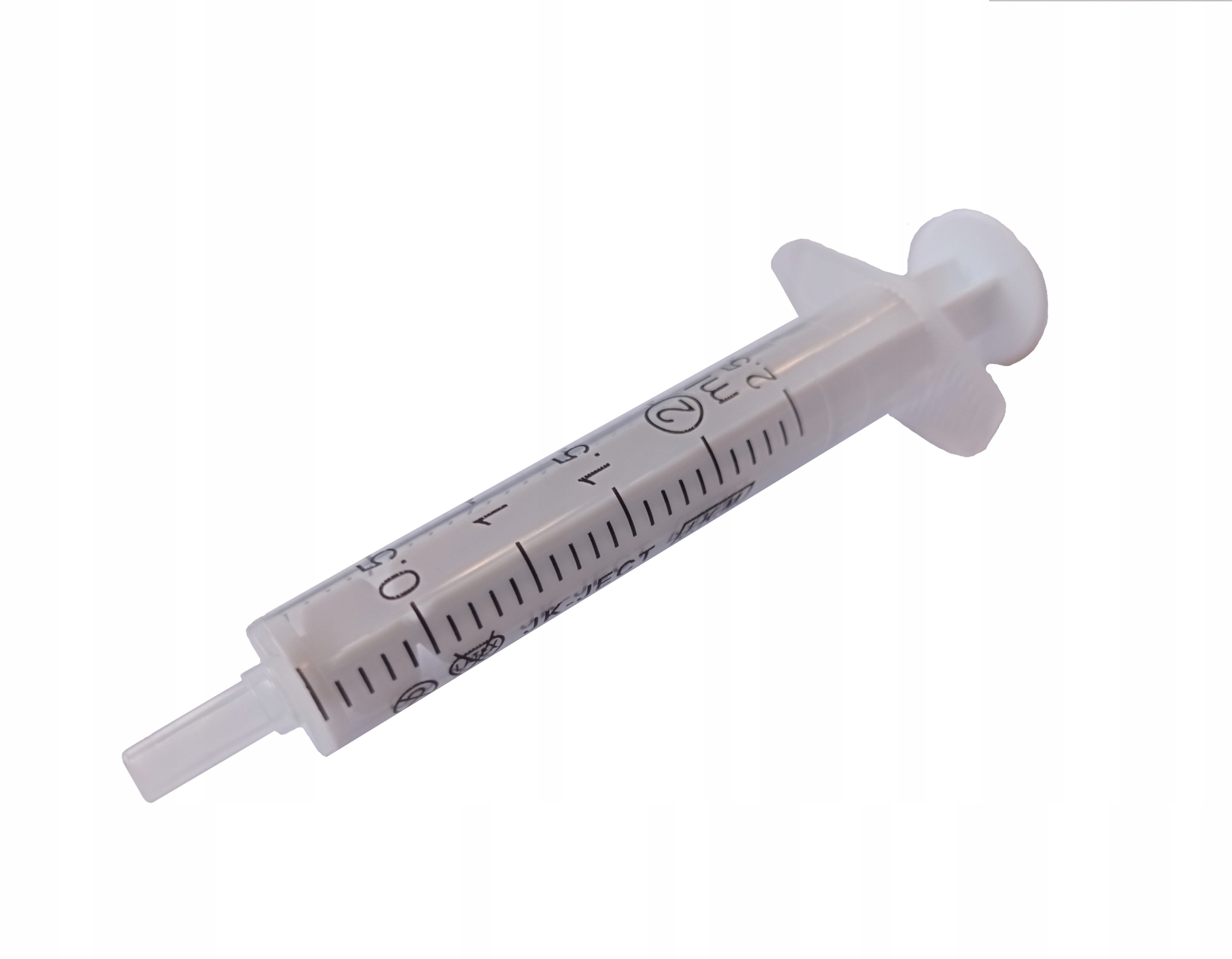 

Strzykawki jednorazowe 2 ml, 2-częściowe 100 szt.