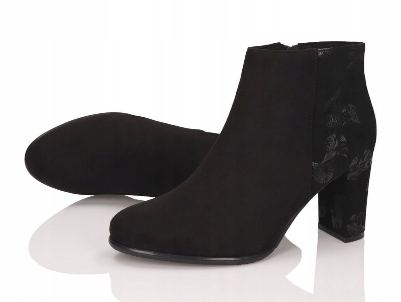 BOTKI DAMSKIE OCIEPLANE SERGIO LEONE BT547 CZARNY MIC 40 Model BOTKI