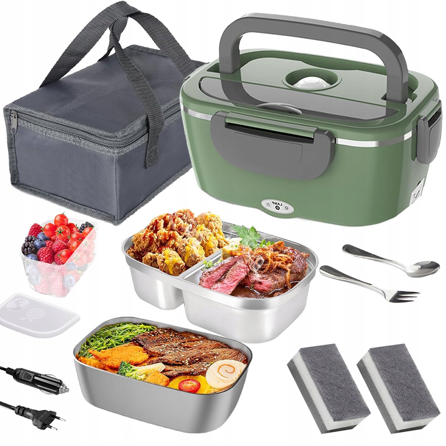 obědový box vyhřívaný Oběd Do Auta, Domu 100W 1.5L Termotaška