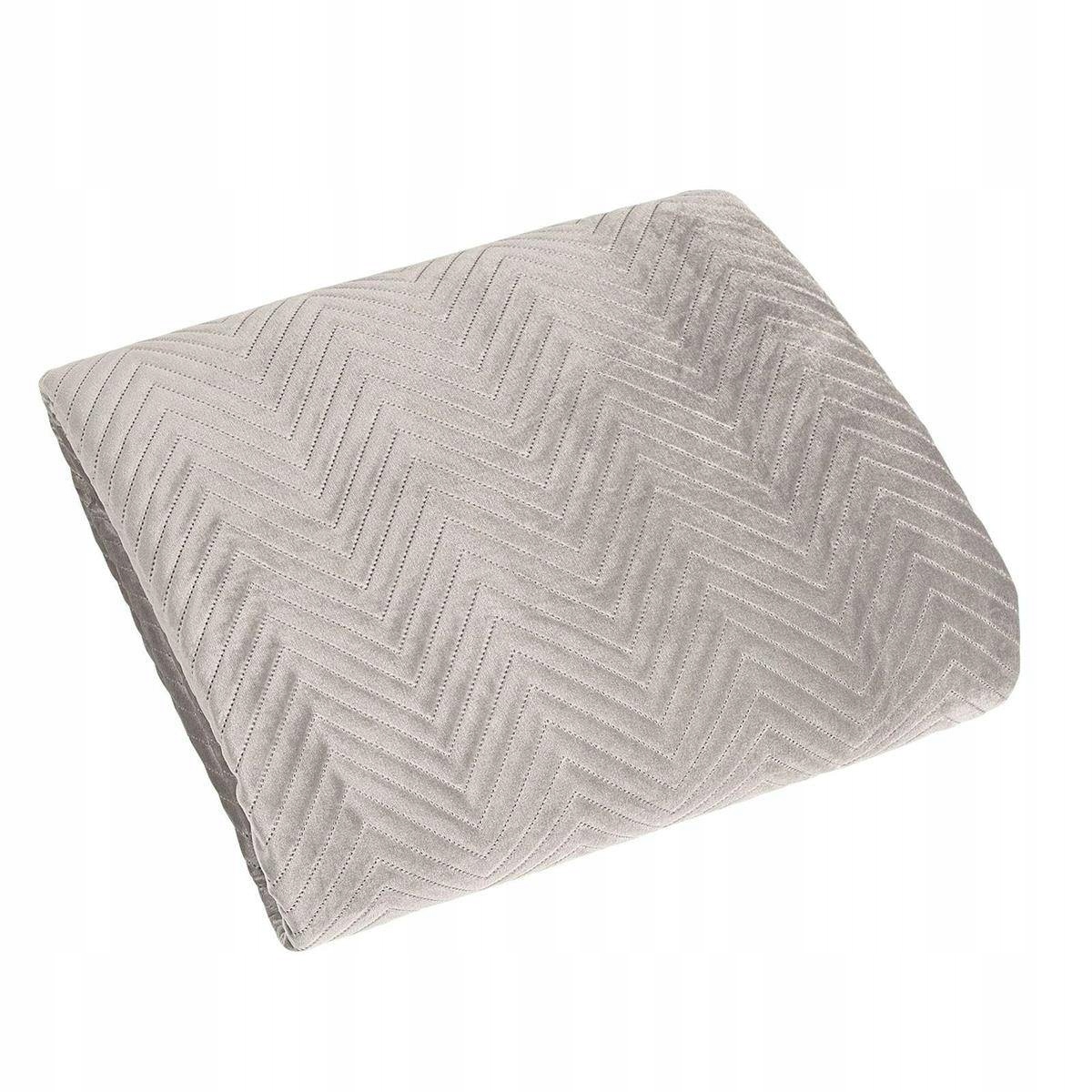 Béžová přikrývka na postel Sofia 170x210 prošívaná glamour plédová, silná deka