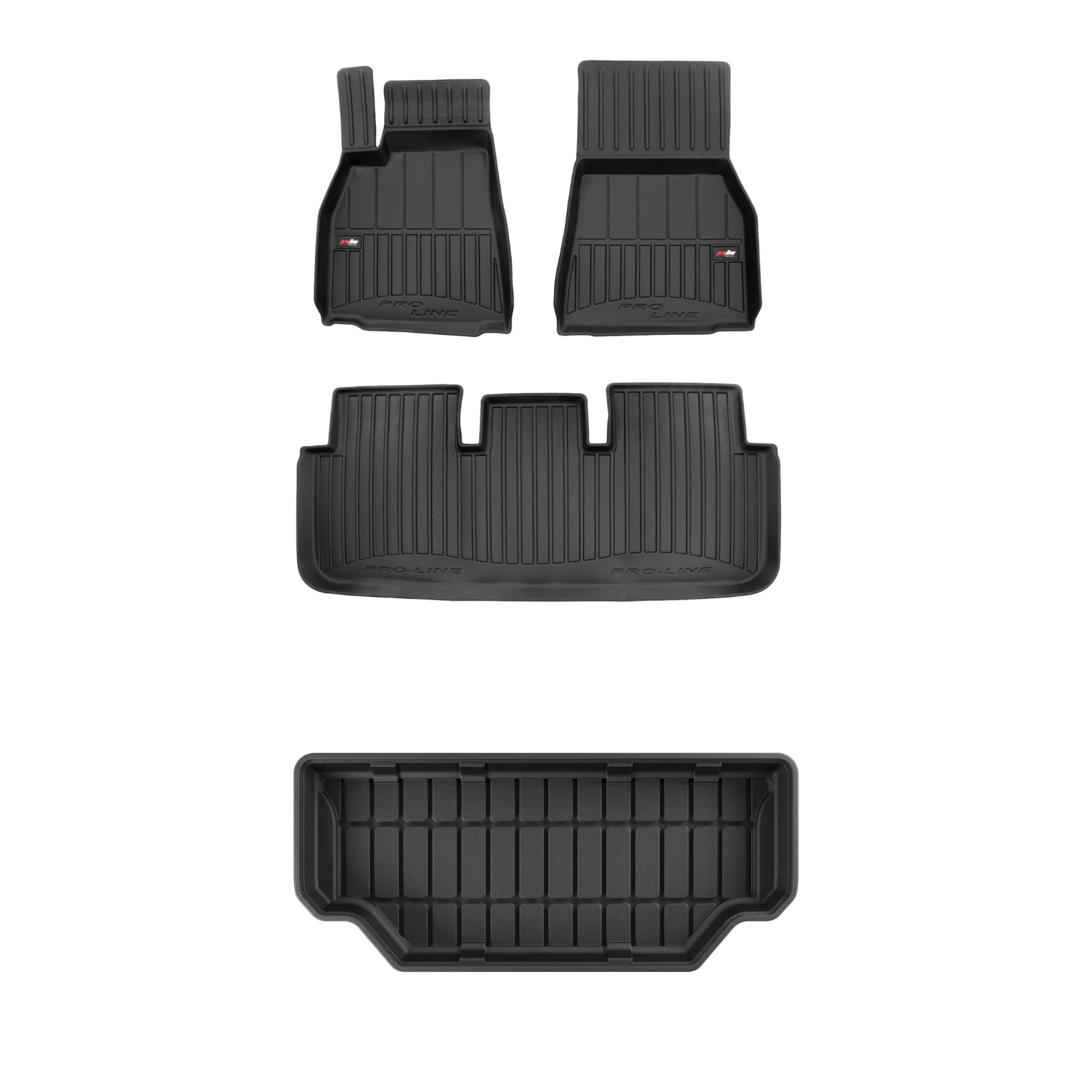 Sada gumových koberců a rohoží pro Tesla Model S od roku 2021