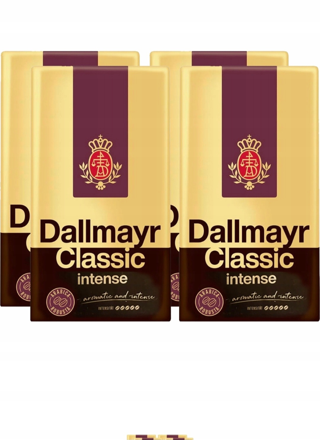 Levně 4 x Mletá káva Dallmayr Classic Intense 500 g