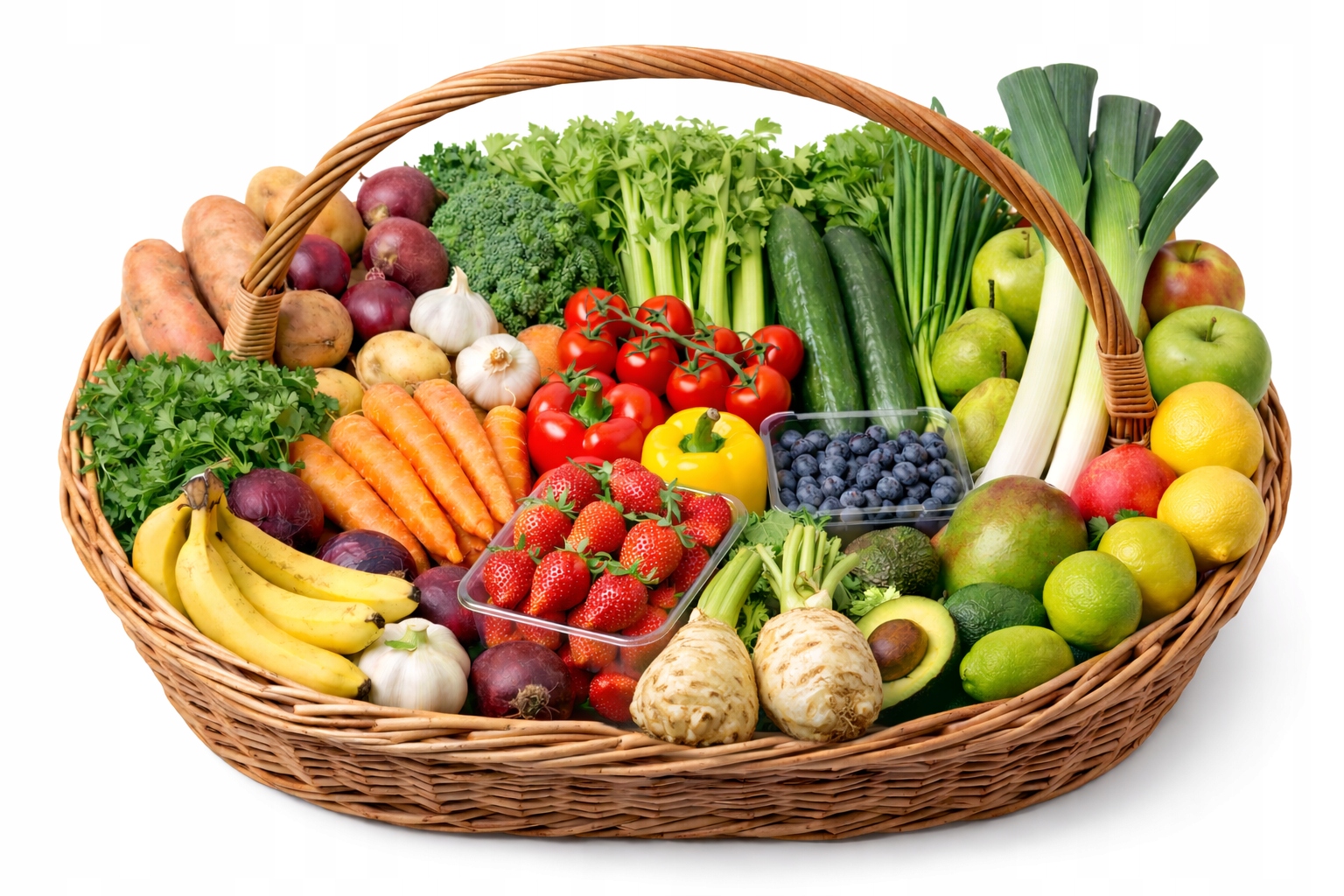 Sada Box čerstvých Zeleniny a ovoce na celý týden