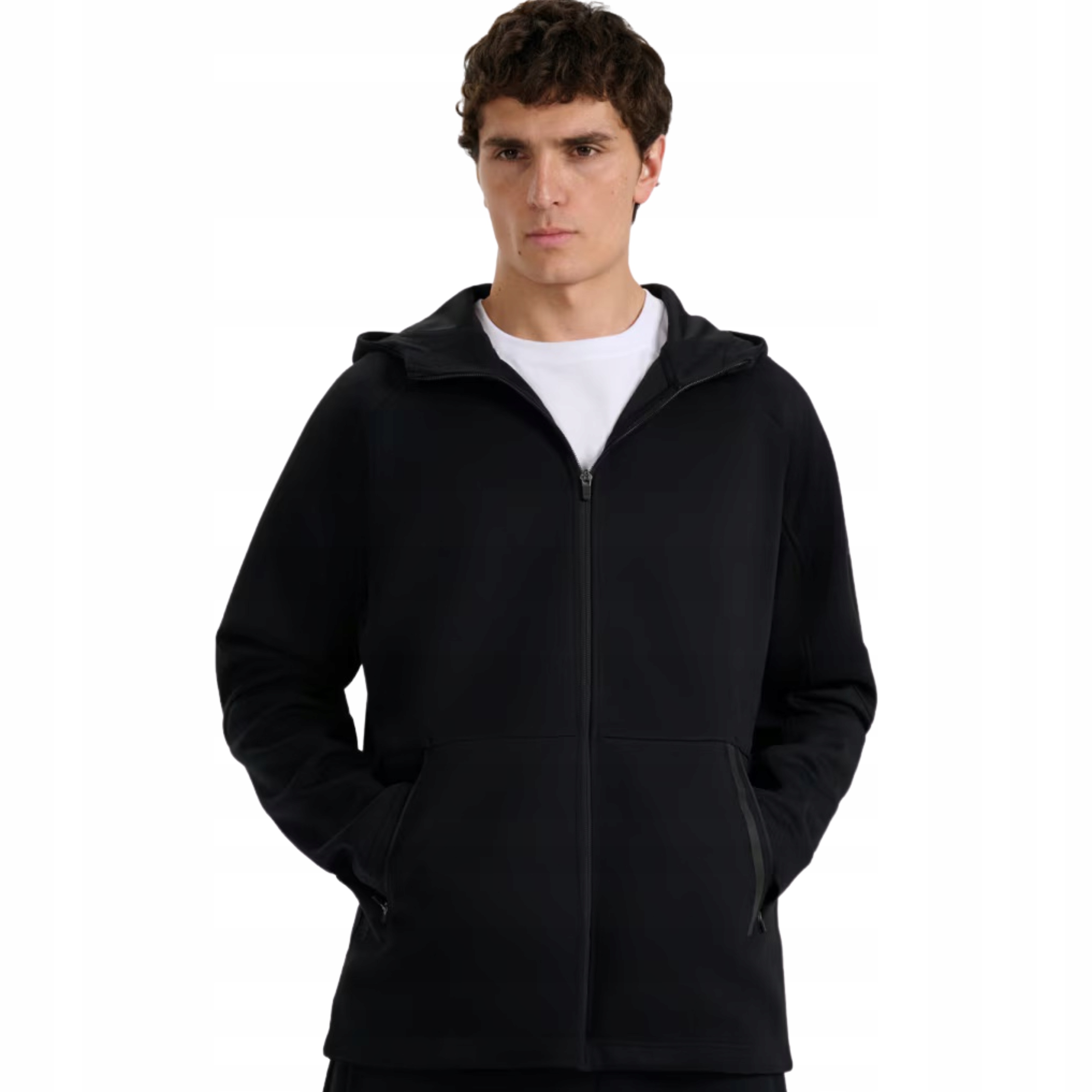 Męska Bluza Dresowa 4F Rozpinana Rozsuwana Z Kapturem Z Odblaskiem L