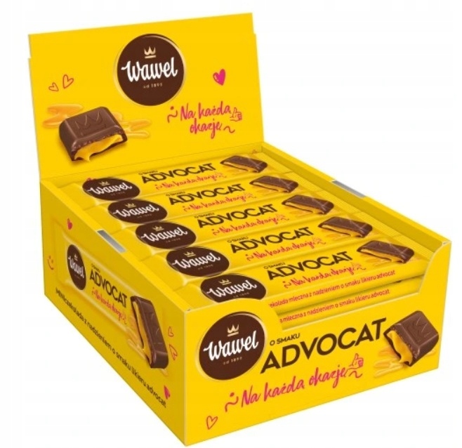 Levně 30x 39g Wawel Advocat alkoholová tyčinka Carton