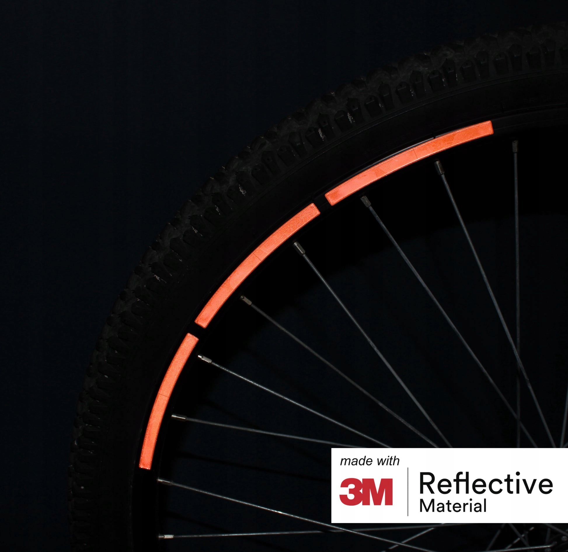 Zestaw Naklejek na Koła Rowerowe Żółte 3M Marka Salzmann