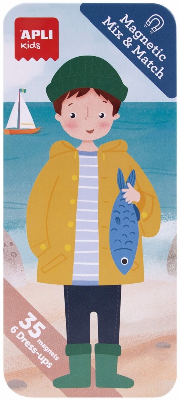 

Magnetyczna układanka ubieranka Ocean Apli Kids
