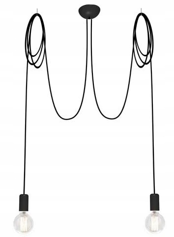 Żyrandol Lampa Metalowa Pająk Spider Loft 2R 5m