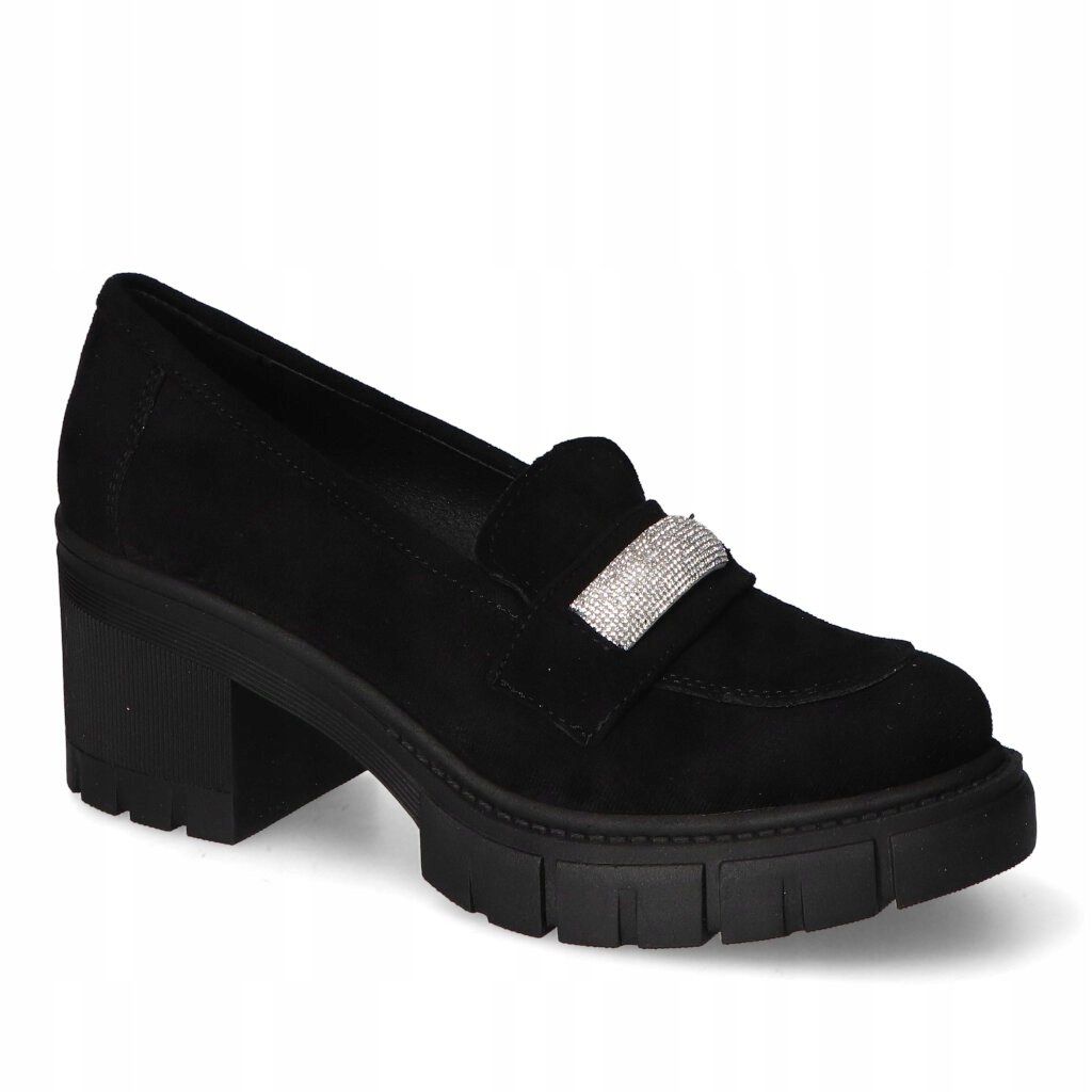 Polobotky Kamex-But W.Shine Černé semišové 40