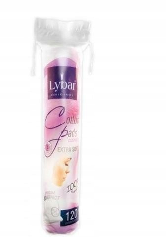 LYBAR PŁATKI KOSMETYCZNE 120SZT