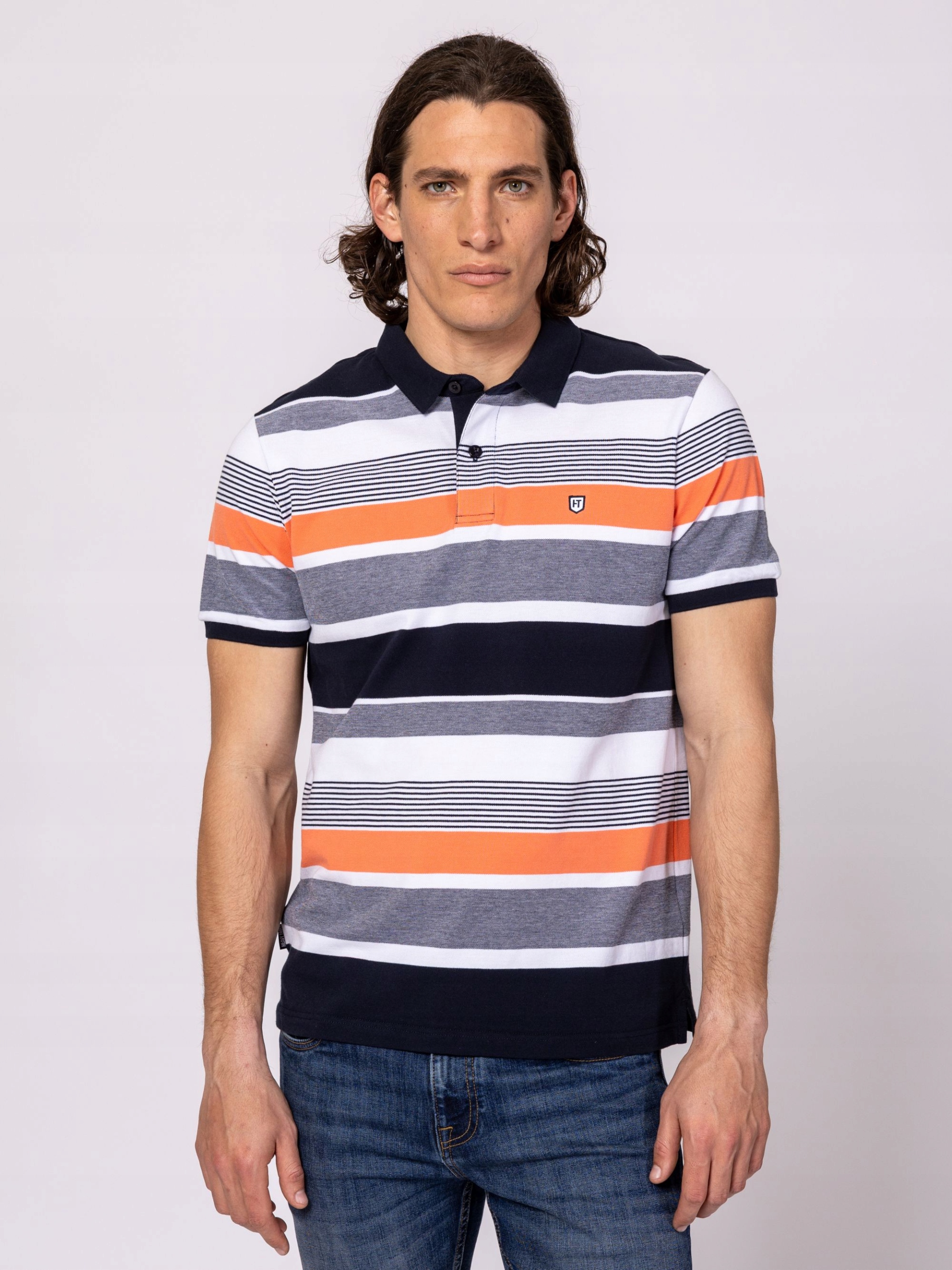 Heavy Tools Pánské Tričko Polokošile Donda Mandarin Oranžové L