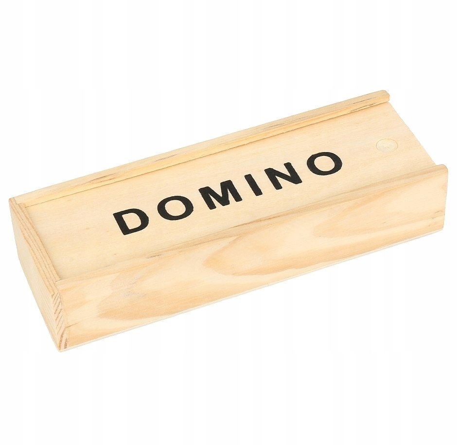 DOMINO DREWNIANE UKŁADANKA DZIECI W PUDEŁKU 28ELE Marka inna