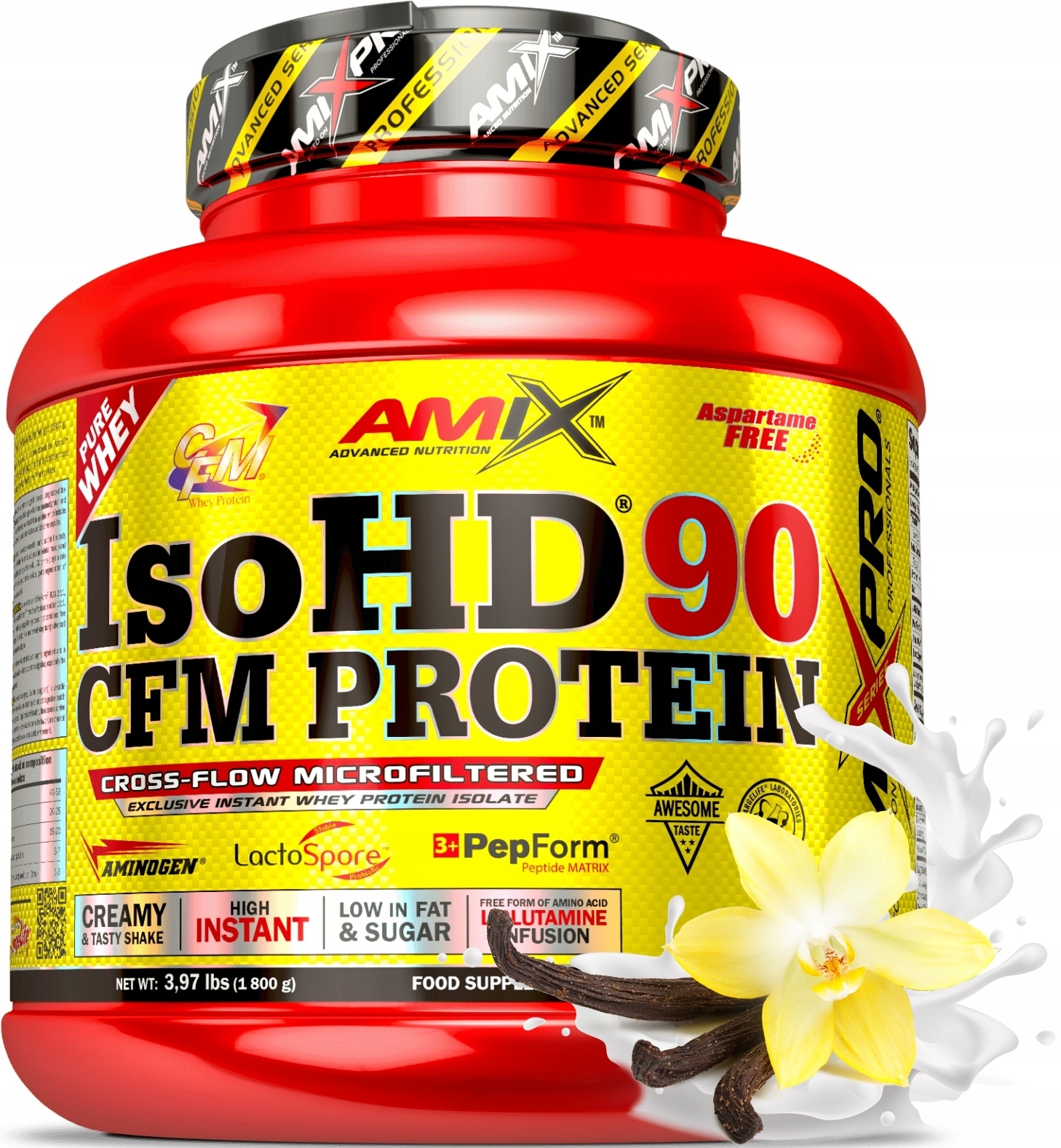 Keto Produkty Proteinový koktejl IsoHD Vanilka Protein bez cukru