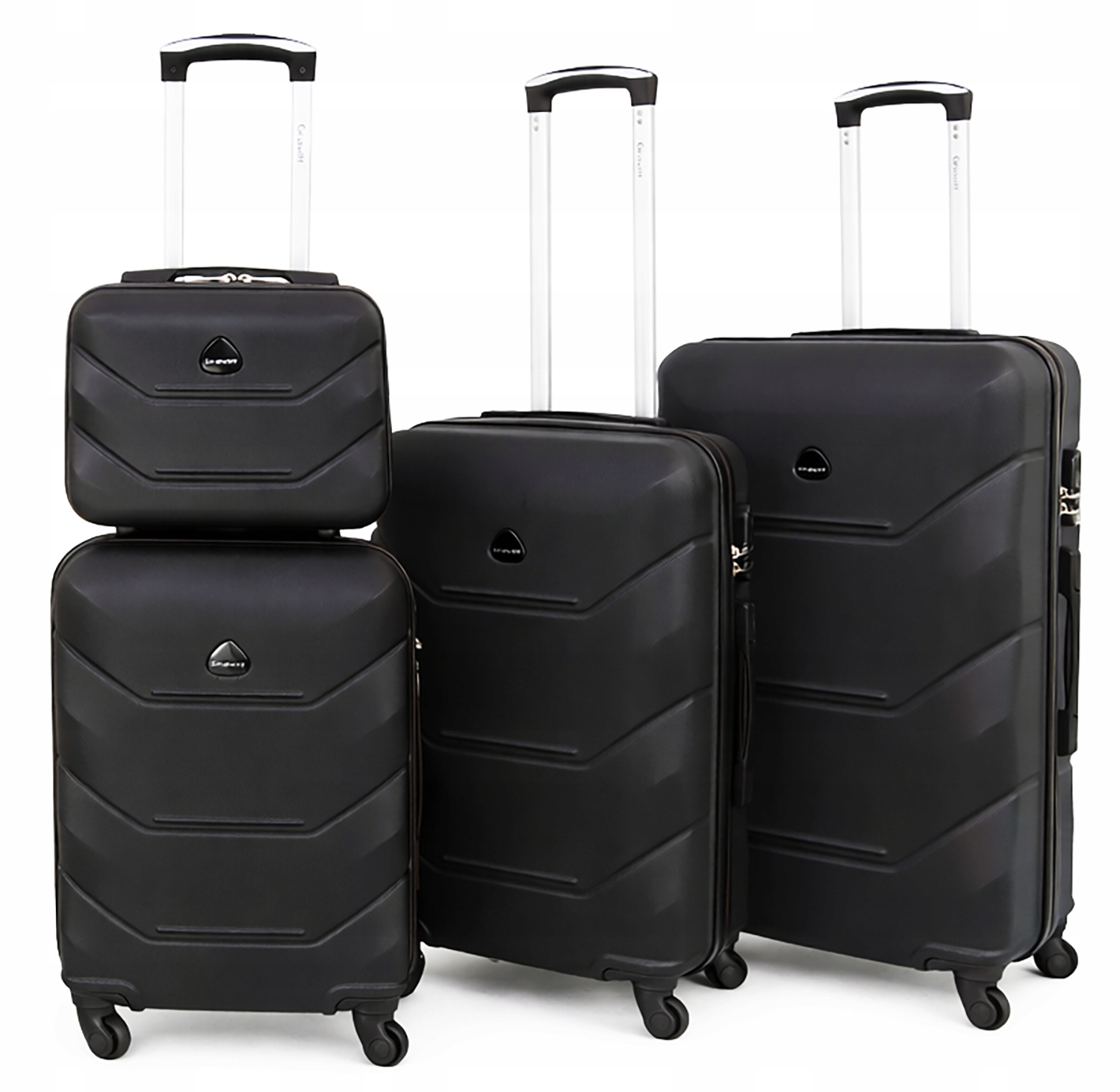 Zestaw Walizek 4w1 Walizka Podróżna Na Kółkach Gravitt 955