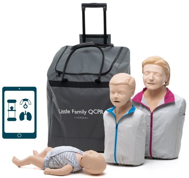 Zestaw fantomów do nauki resuscytacji Laerdal Little Family Qcpr