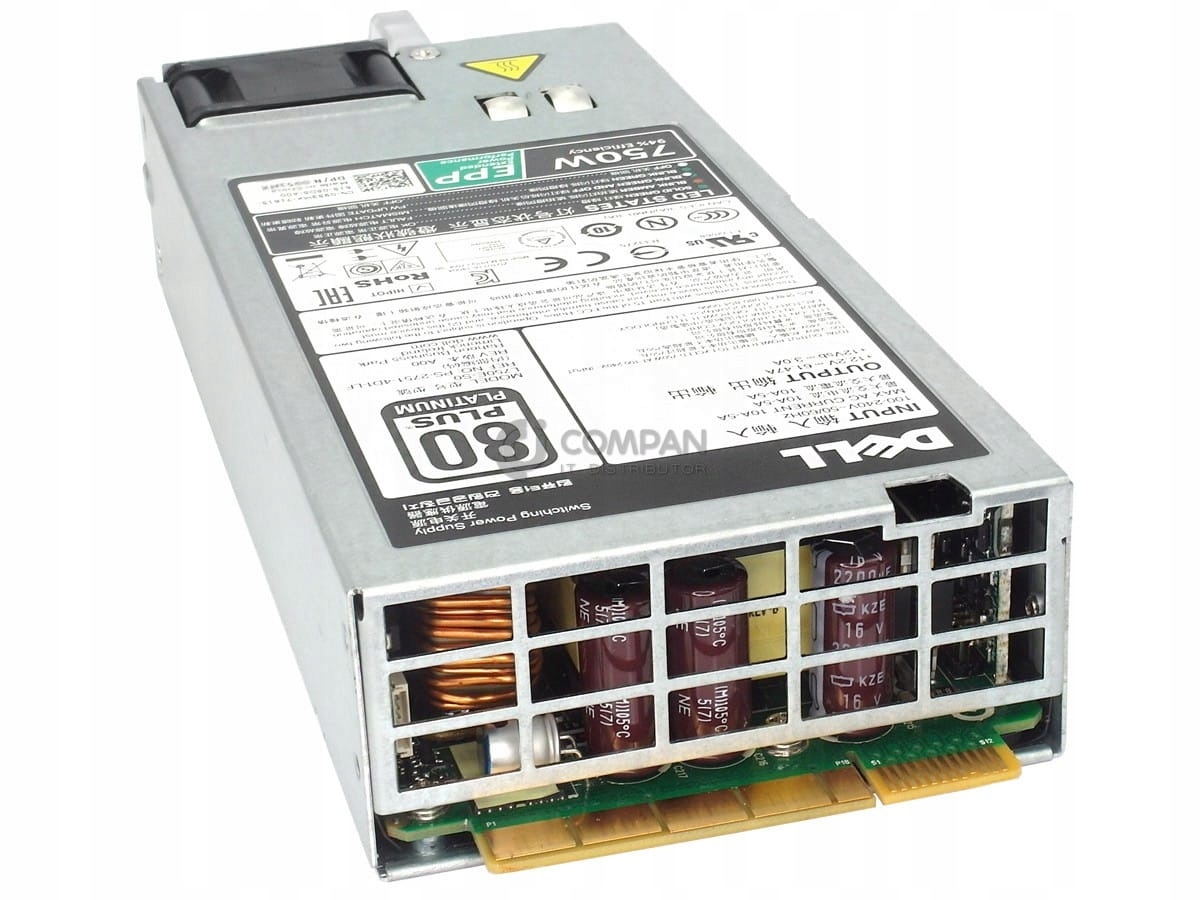 PJMDN DELL 750W PSU FOR R540 R630 R640 R730 R730XD R740 R940 T430 T630 Producent Dell
