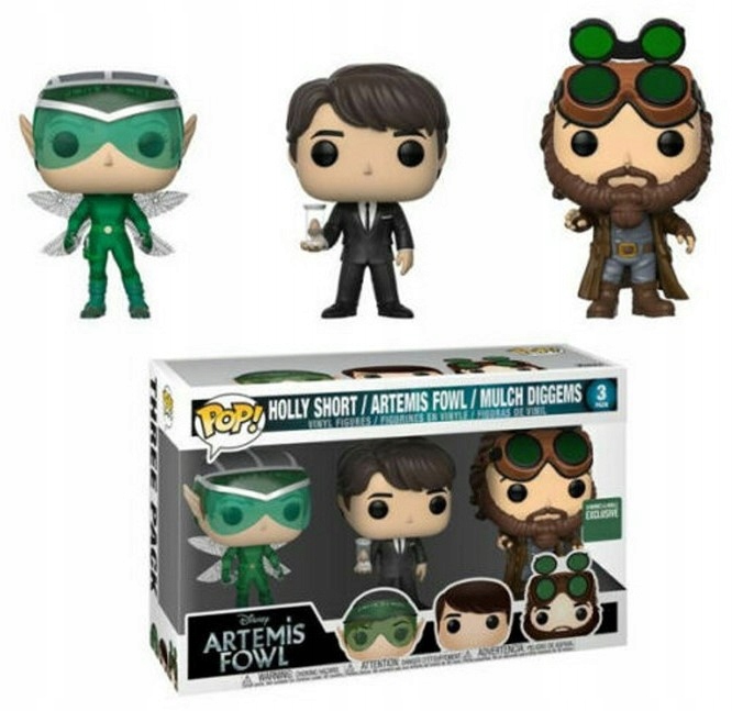 Funko Pop! Disney Artemis Fowl Holly Mulch 3 balení Sada figurek