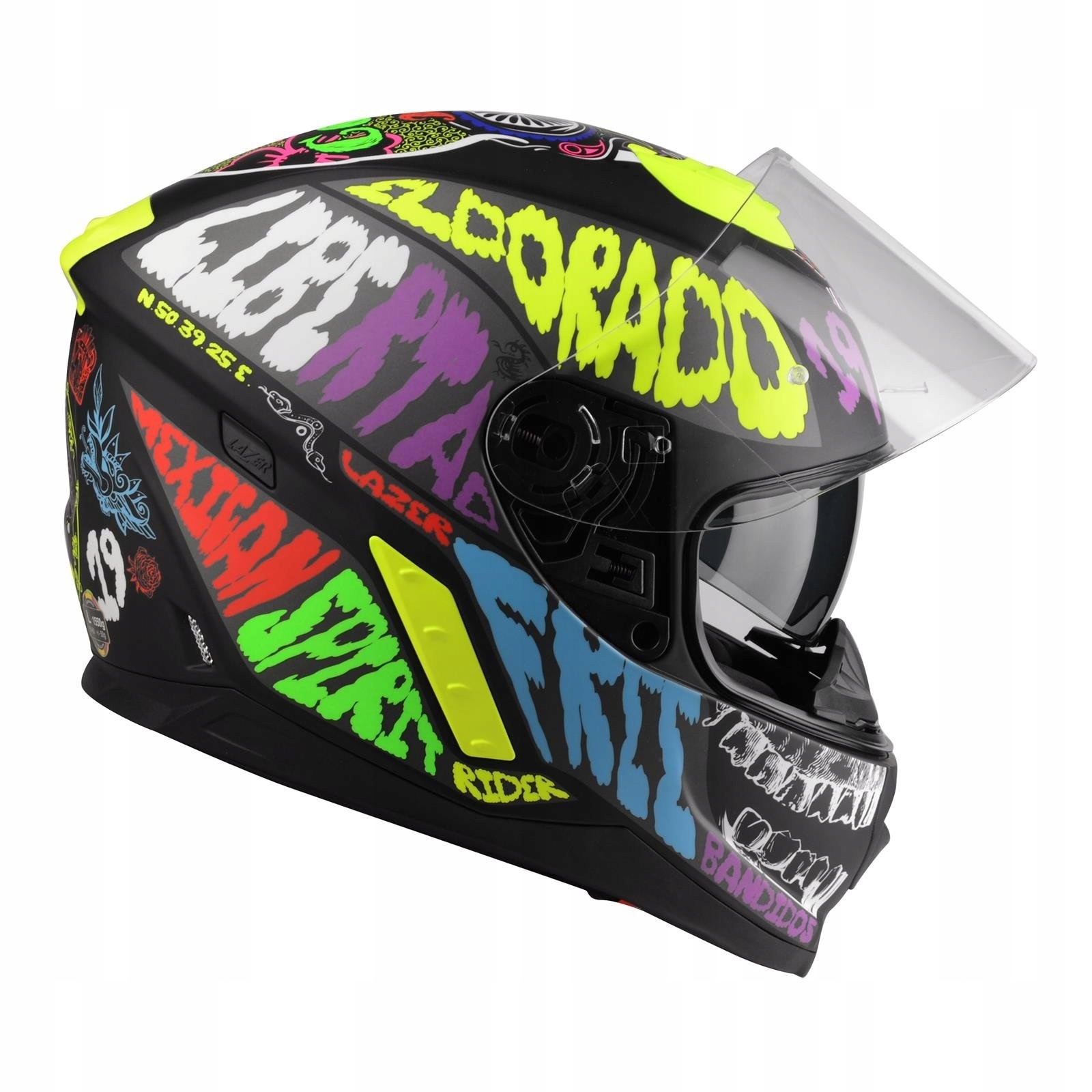 Lazer Rafale Mexicana Multi Black Kask EAN (GTIN) 5414331348949