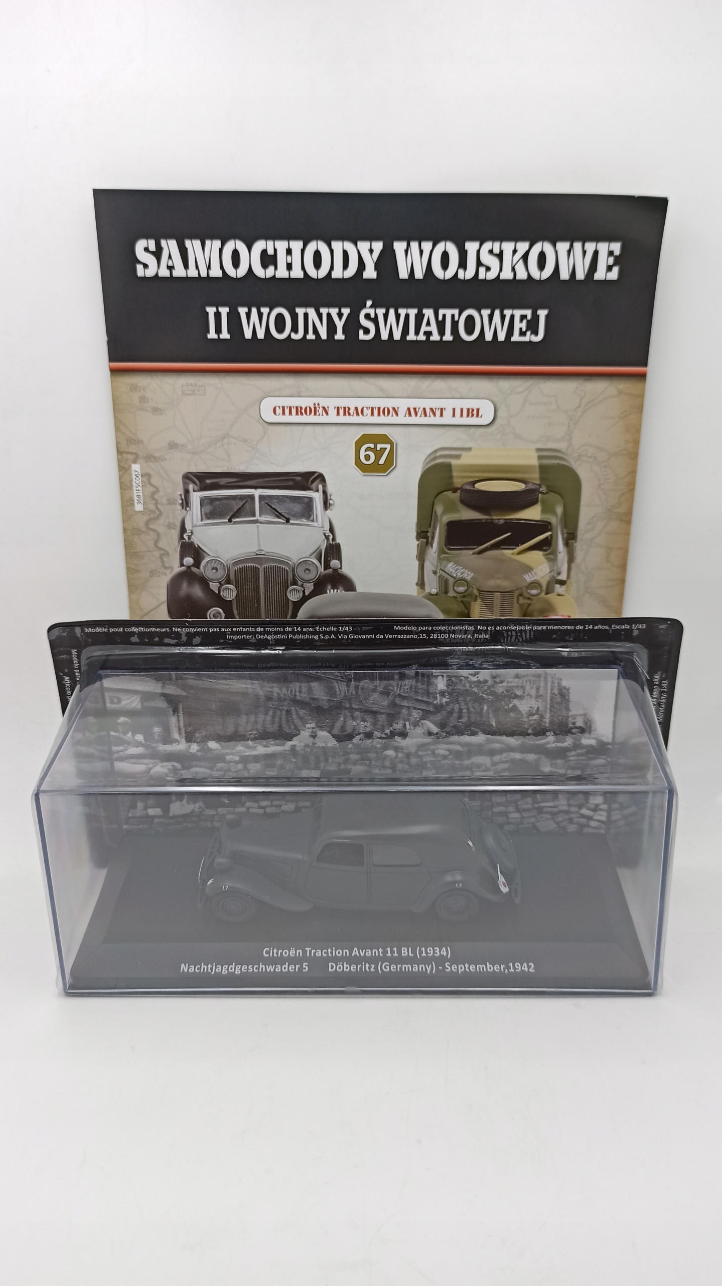 Auta 2WŚ Citroen Traction Avant 11 Bl 1934 1:43 DeAgostini